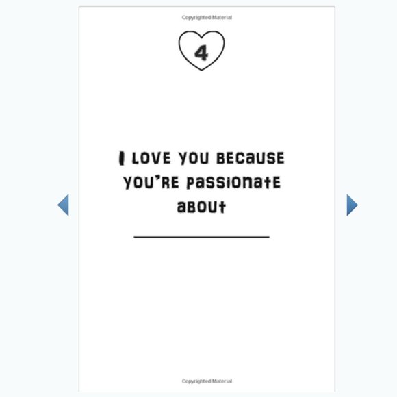 LGBTQ Gay Pride I Love You Fill in the Blank Book - Picture 2 of 5